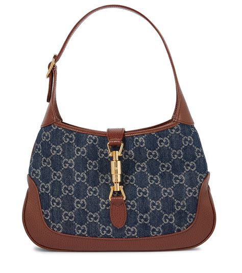 jackie gucci denim|original Gucci jackie bag.